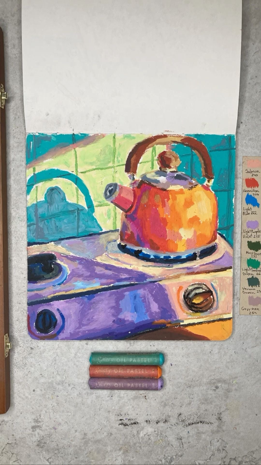 8/10 OIL PASTELS