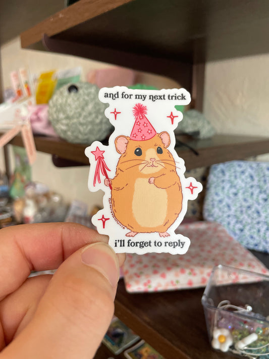 Next Trick Gerbil Sticker
