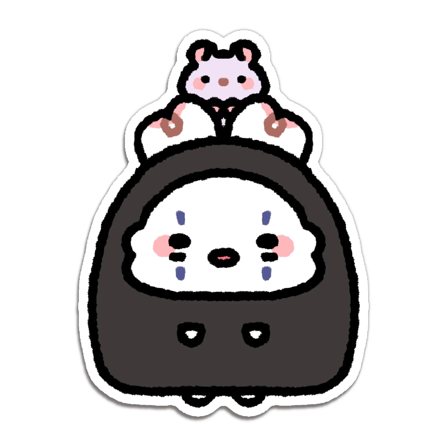 Bunhiry No Face Sticker