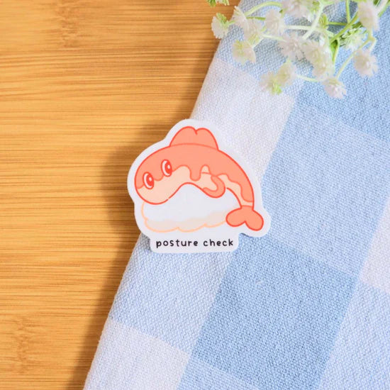 Pokemon Posture Check Sticker