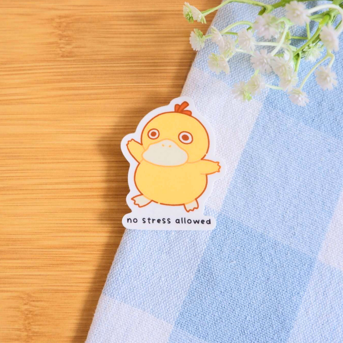No Stress Allowed Sticker