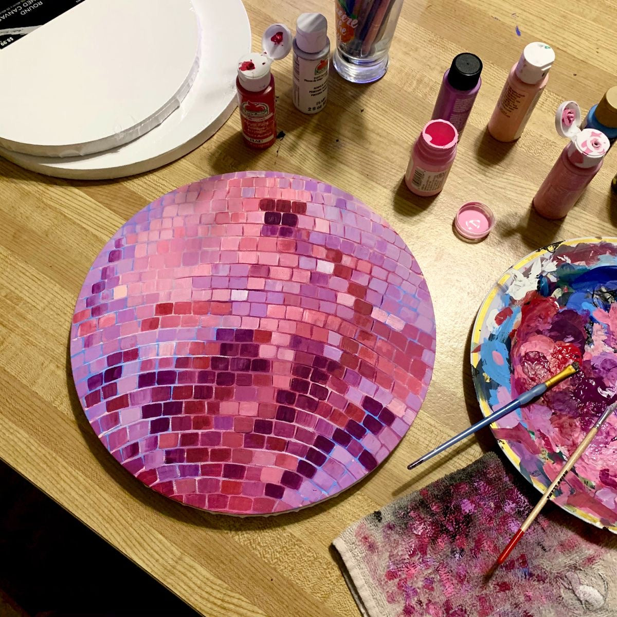 VINYL RECORD PAINTING WORKSHOP