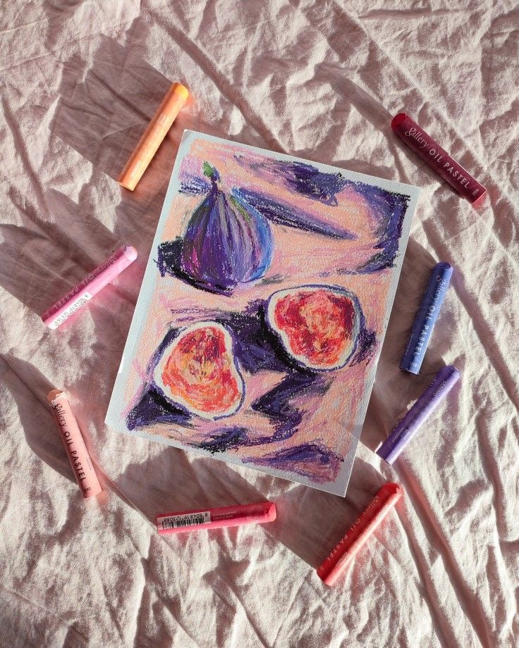 8/10 OIL PASTELS