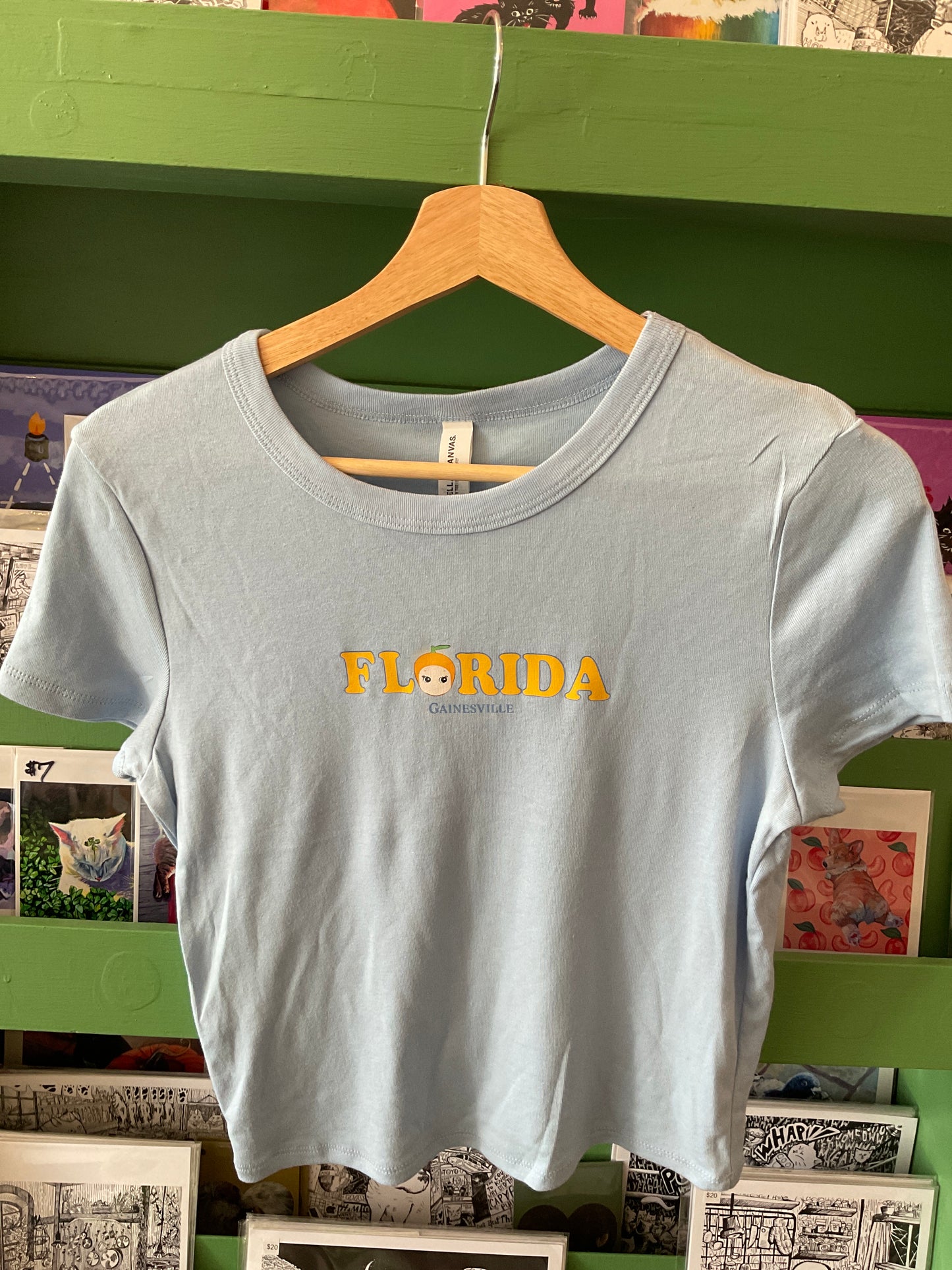 Blue Gainesville Baby Tee