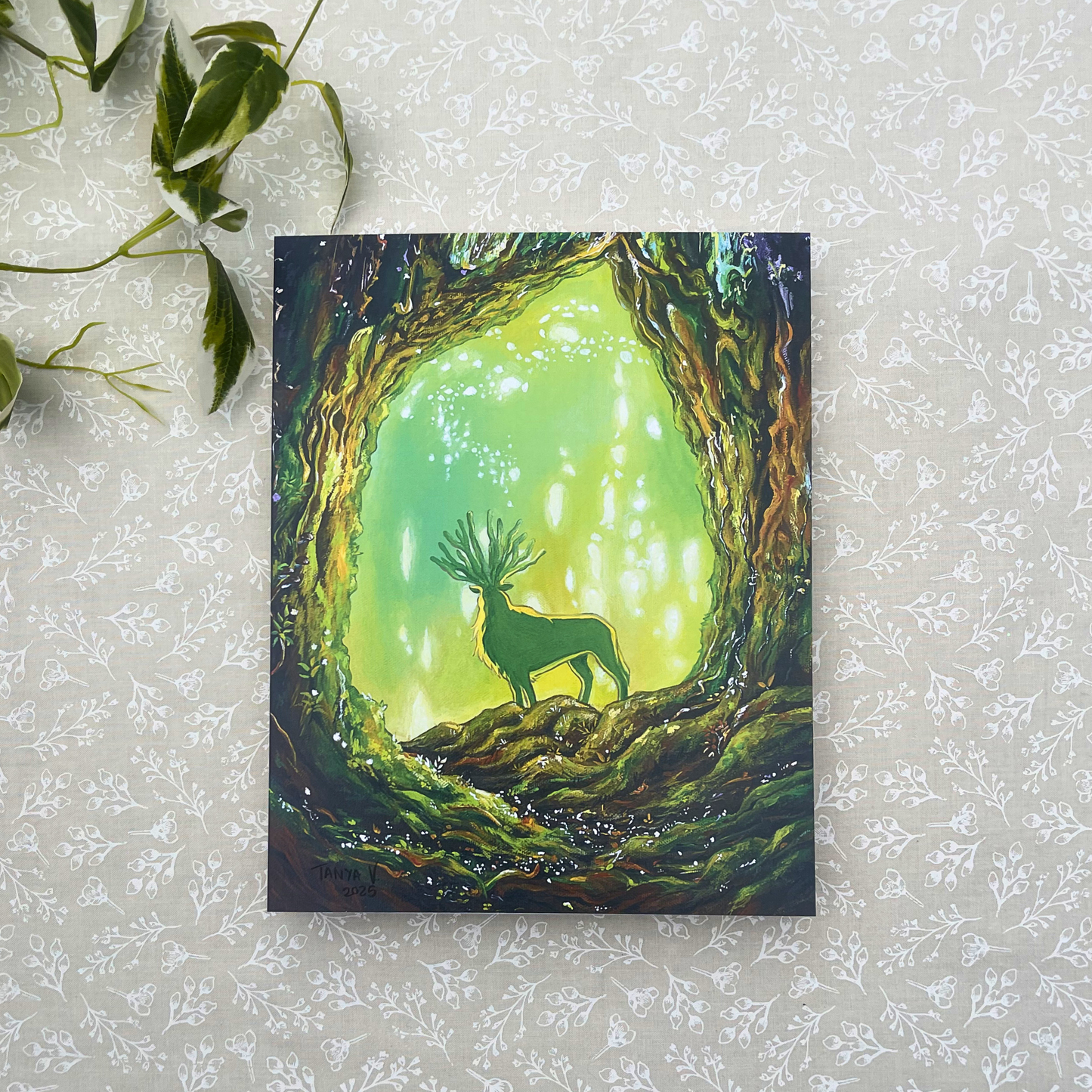 Deer Enchanted Forest Print