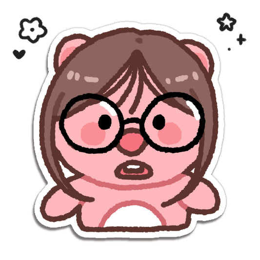 Loopy Hair and Bangs Sticker