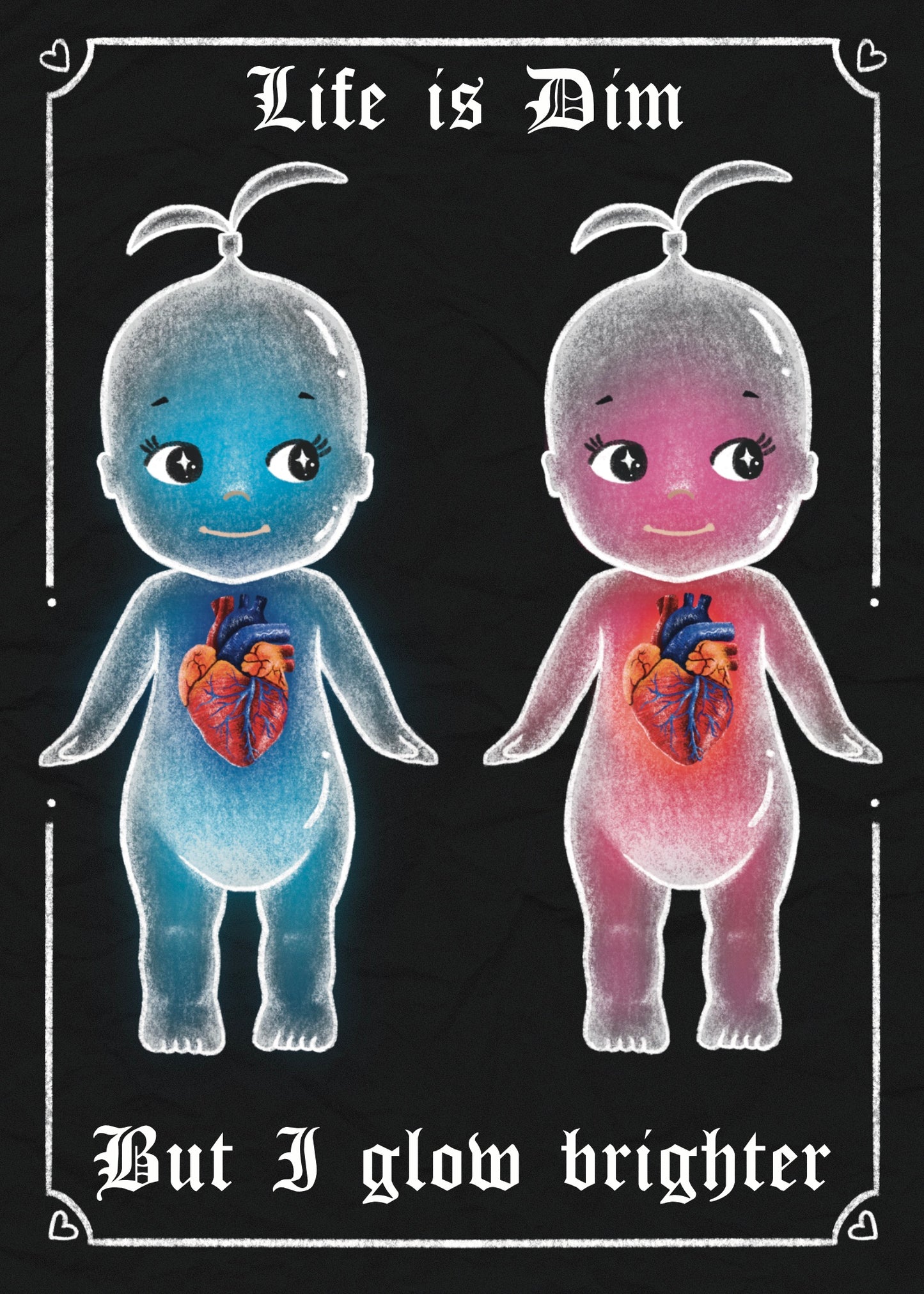 Glow Bright Angel Baby 5x7 Art Print
