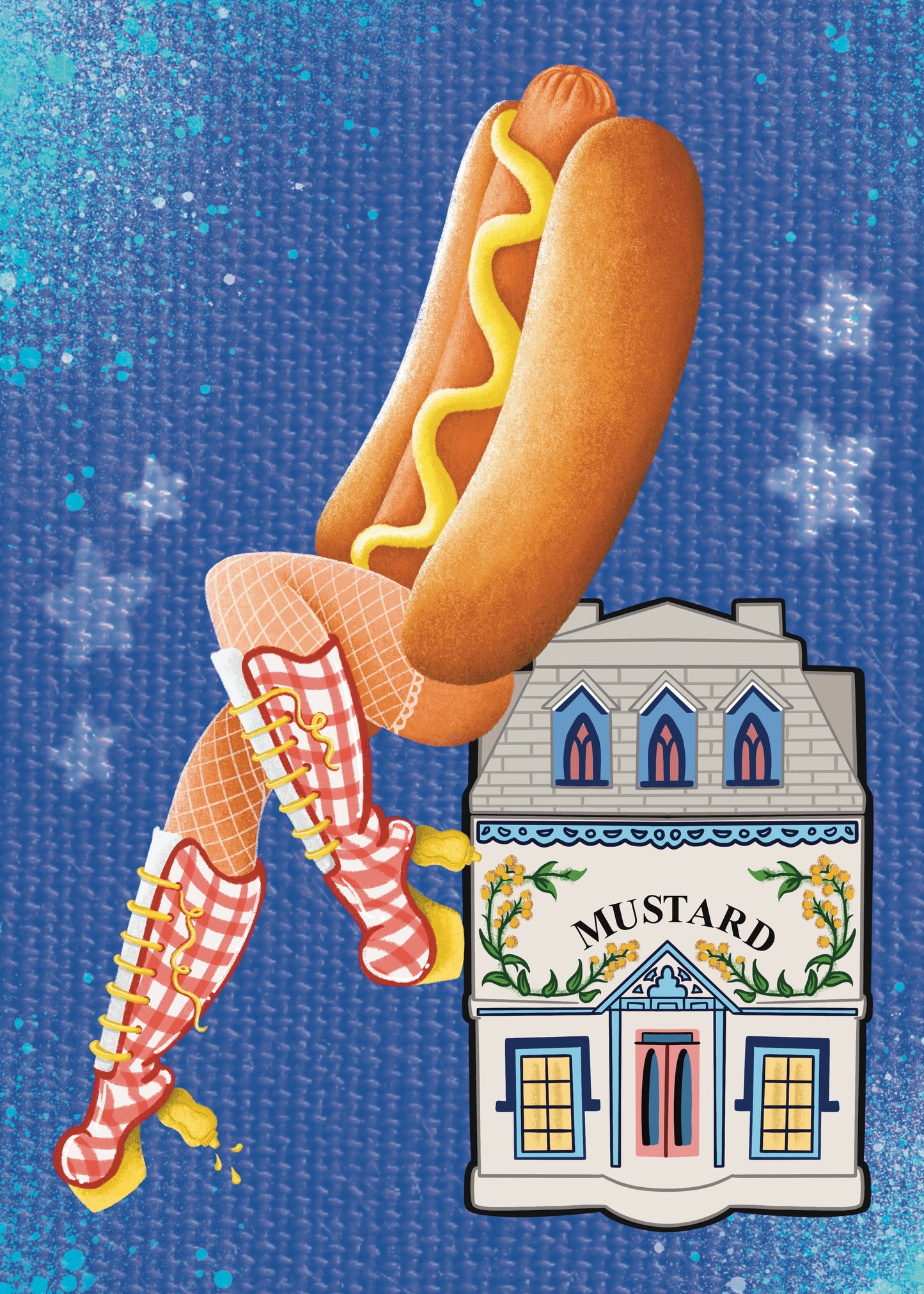 Hot Dog 5x7 Art Print