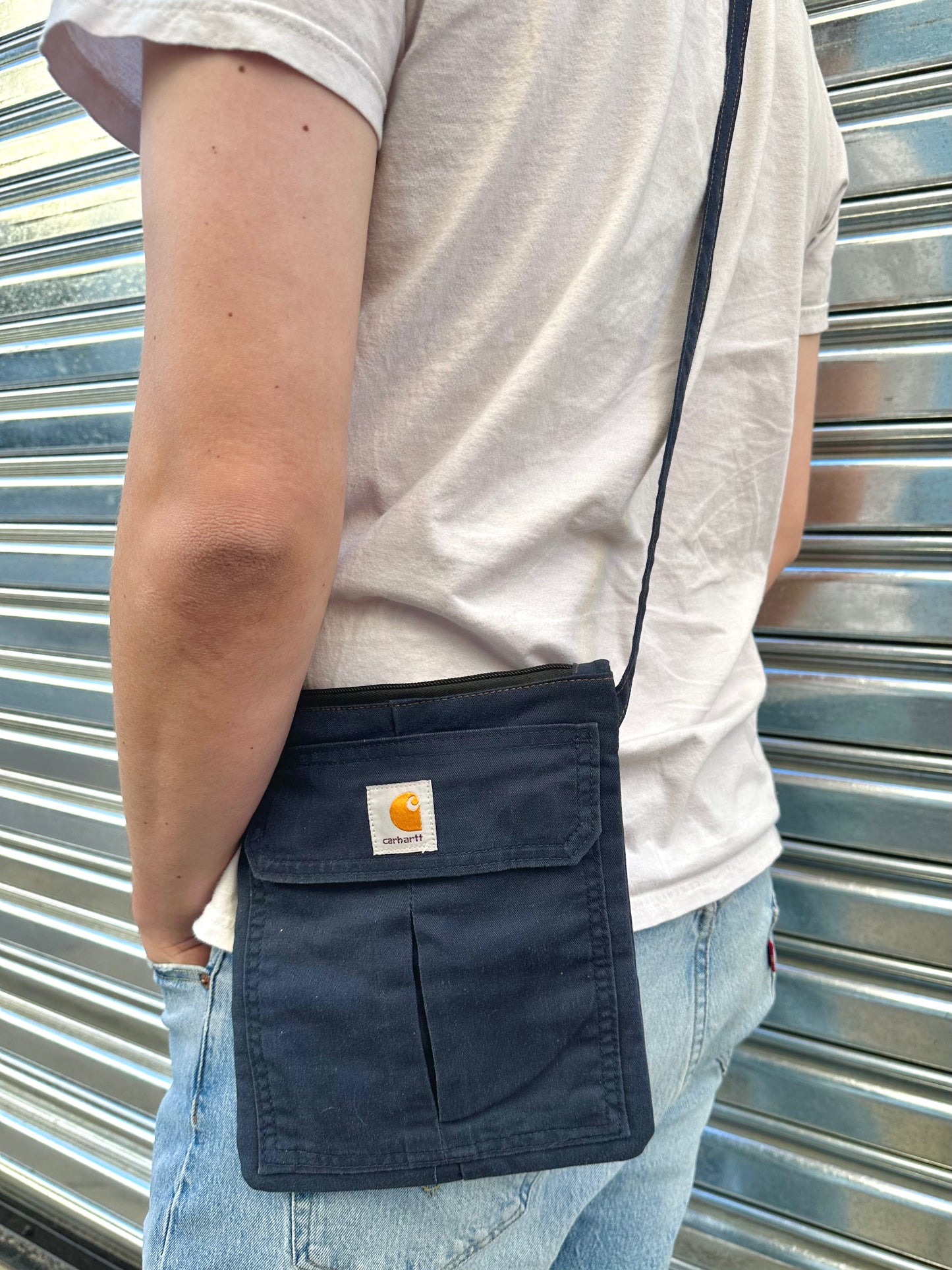 Navy Crossbody Bag