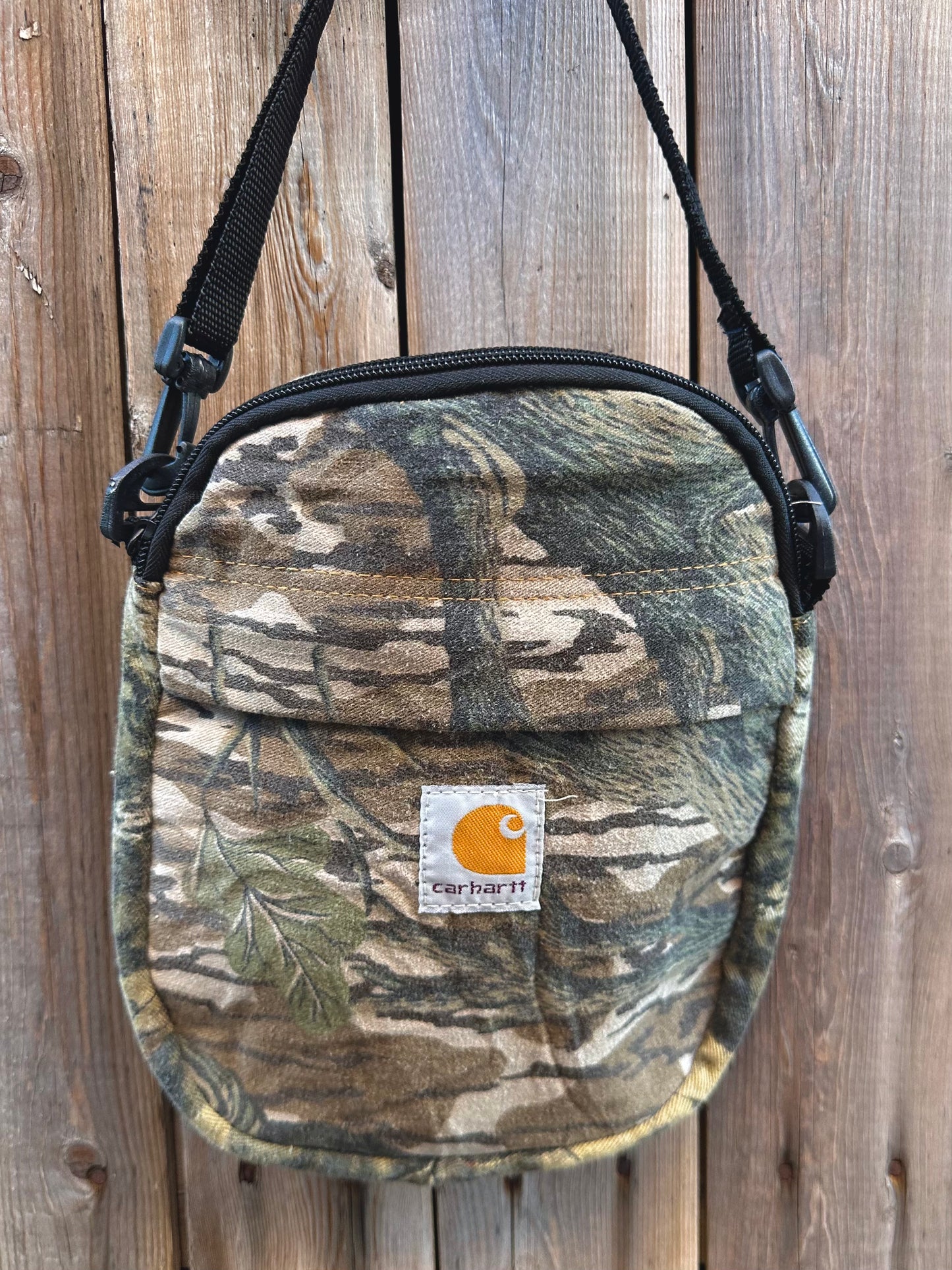 Oval Leaf Camo Crossbody Bag