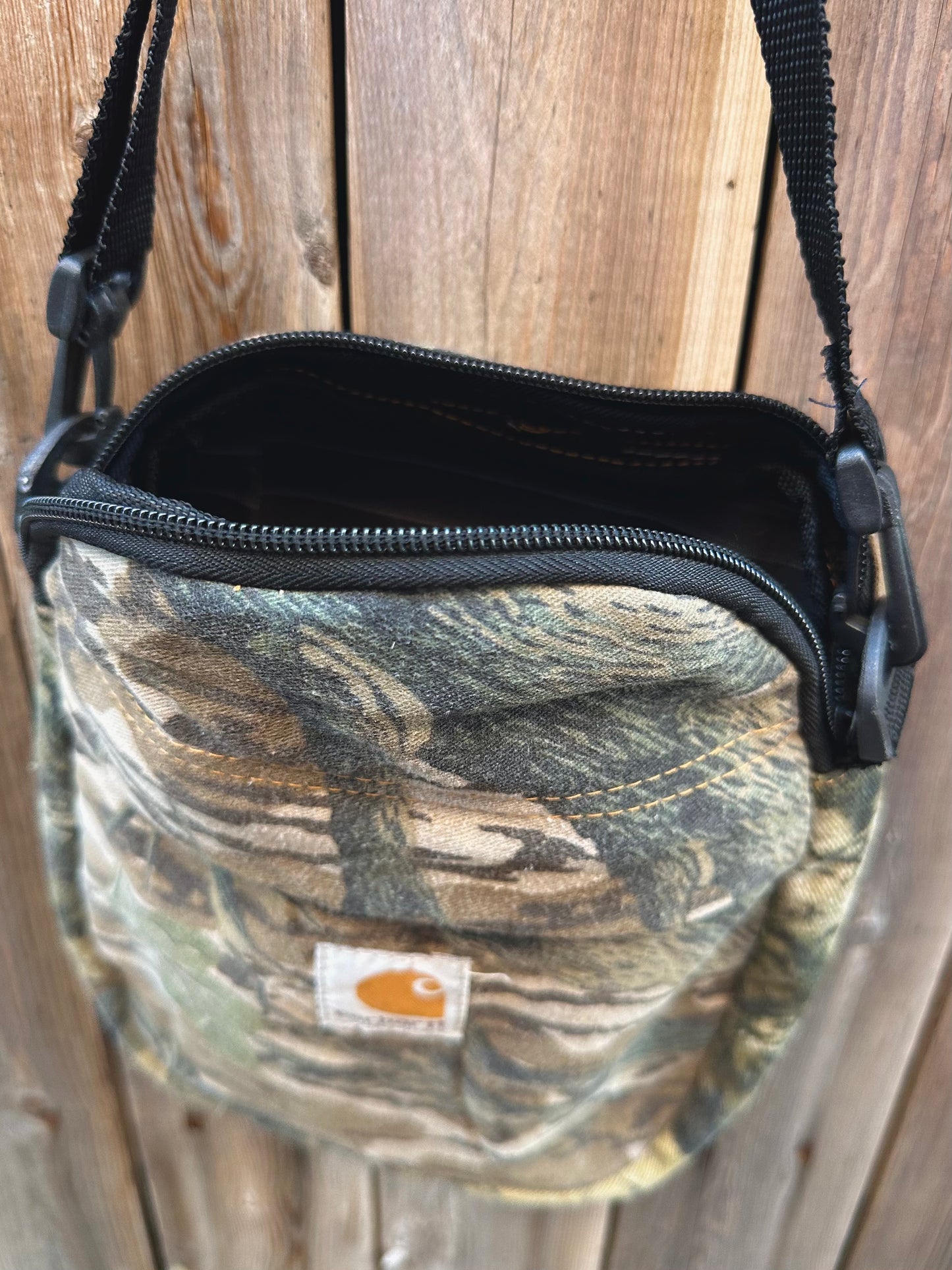 Oval Leaf Camo Crossbody Bag