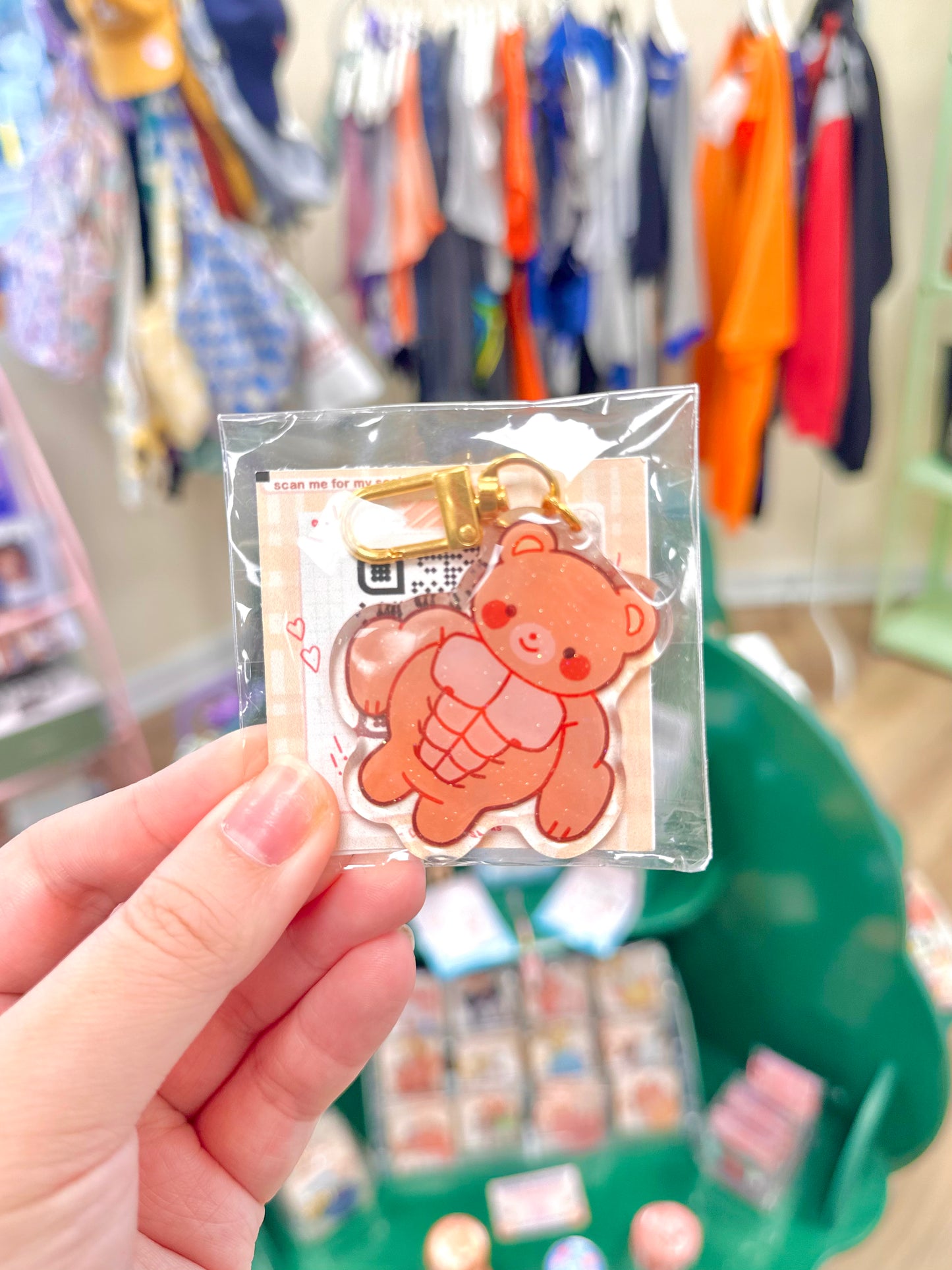 Buff Bear Keychain