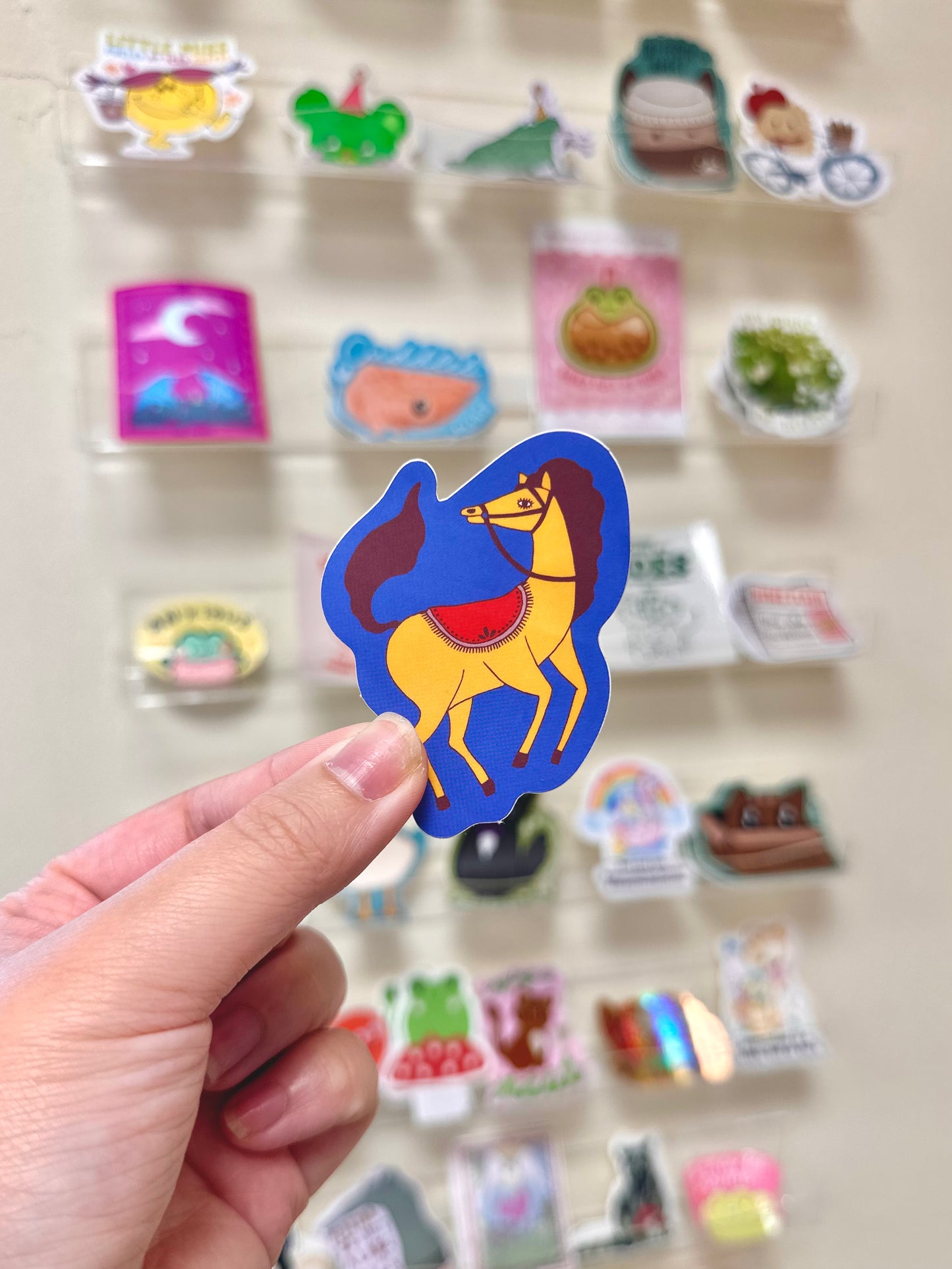 Colorful Horse Sticker