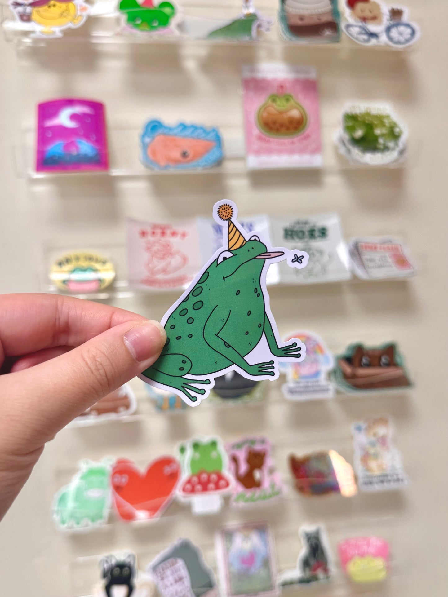 Party Frog Sticker