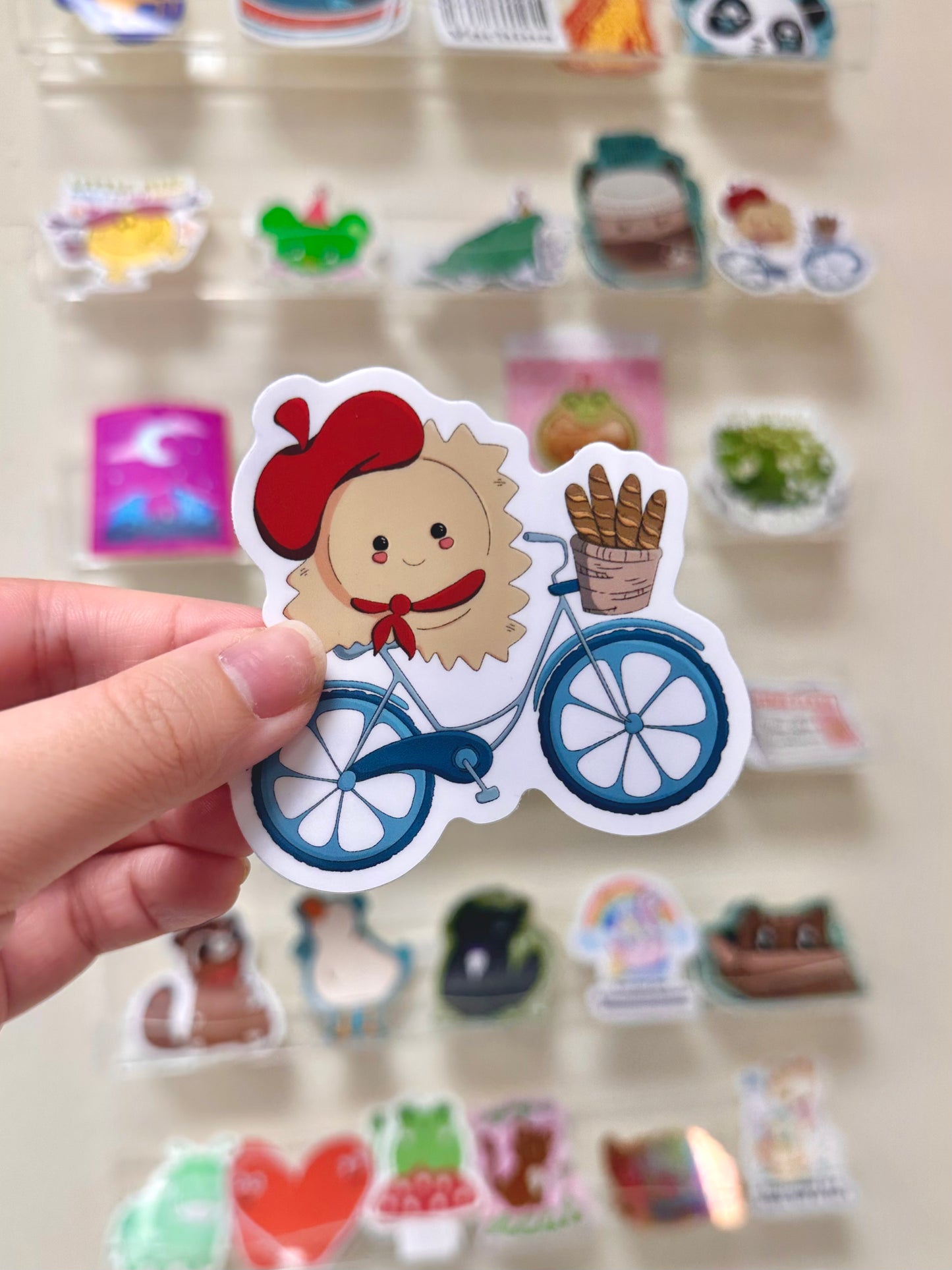 Biking Ravioli Sticker