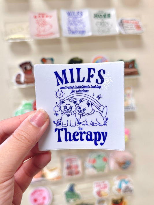MILFS for Therapy Sticker