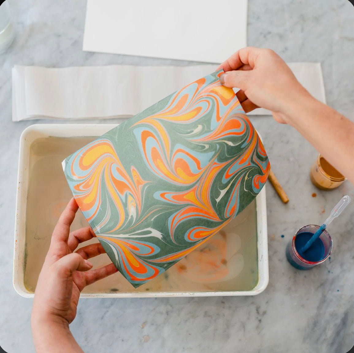 POSTER MARBLING WORKSHOP
