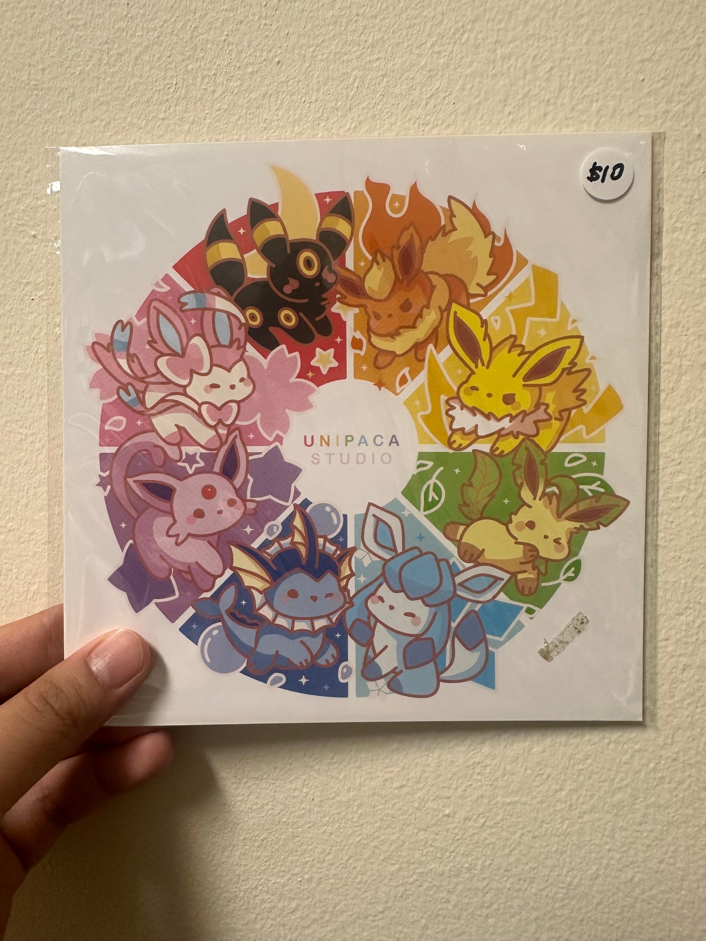 Item 64 - Pokemon art print (Eeveelution)