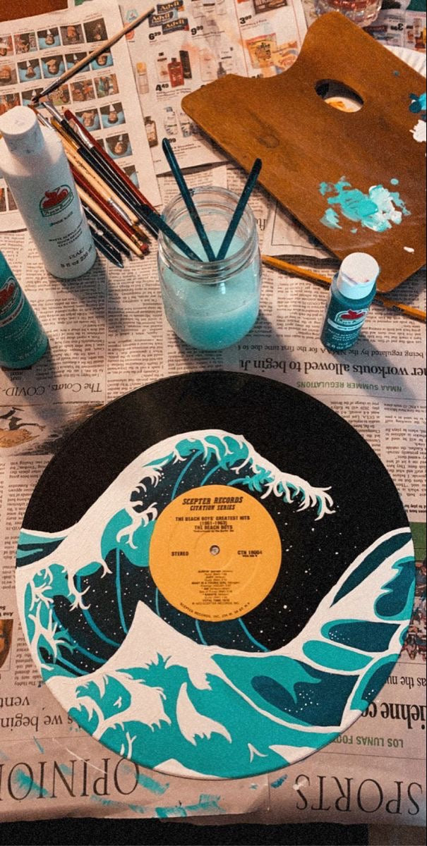 VINYL RECORD PAINTING WORKSHOP
