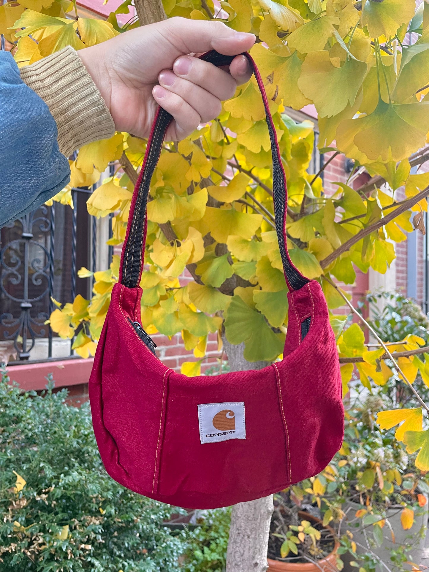 Red Crescent Shoulder Bag