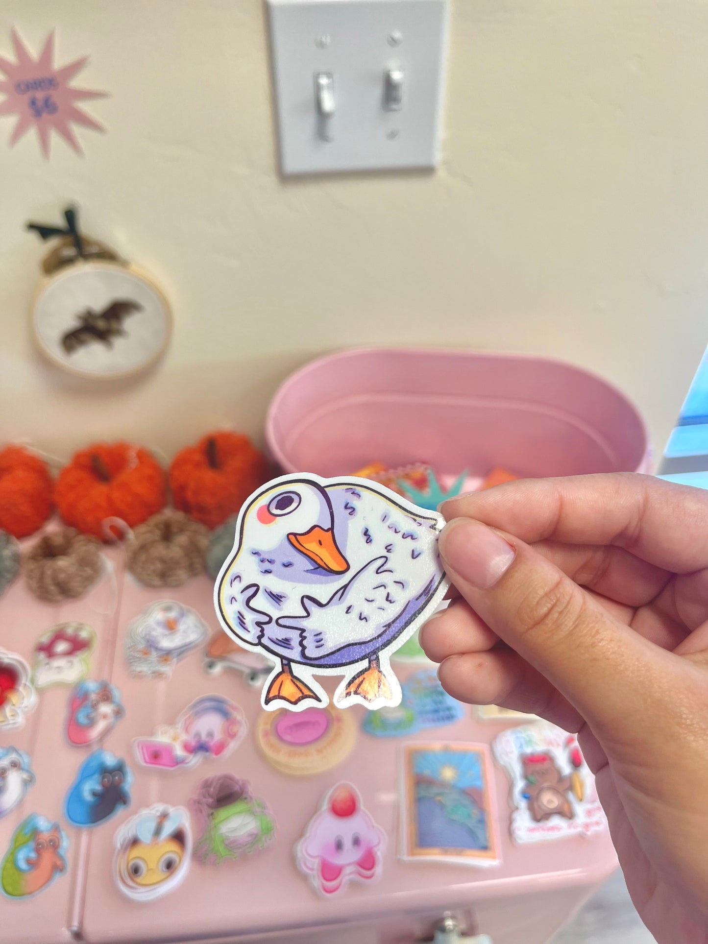 UWU Duck Sticker