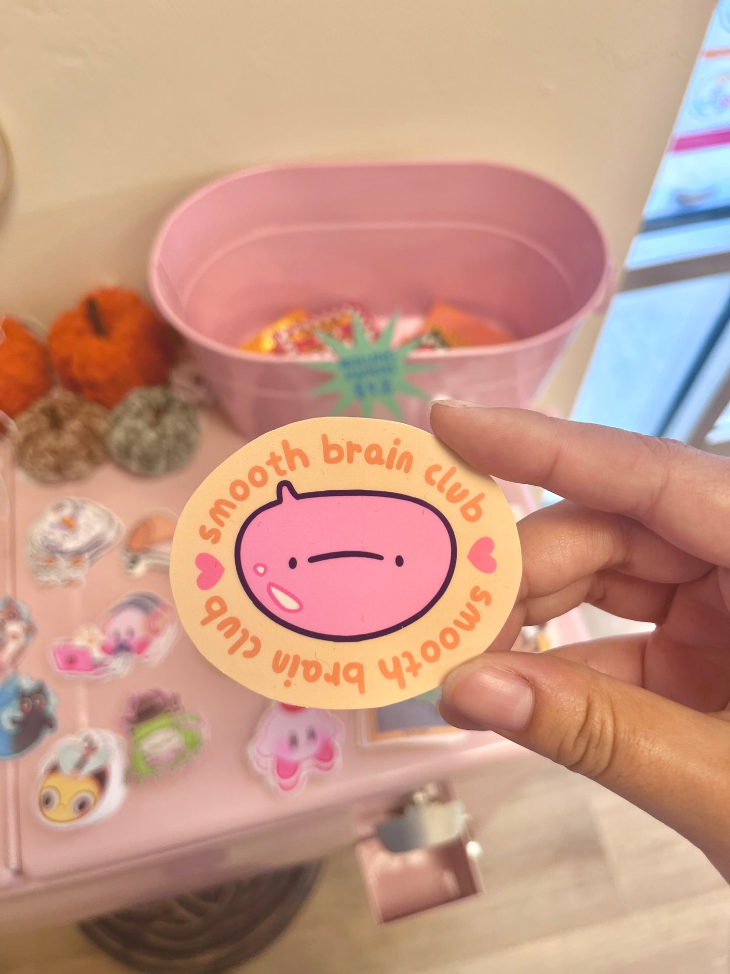 Smooth Brain Club Sticker