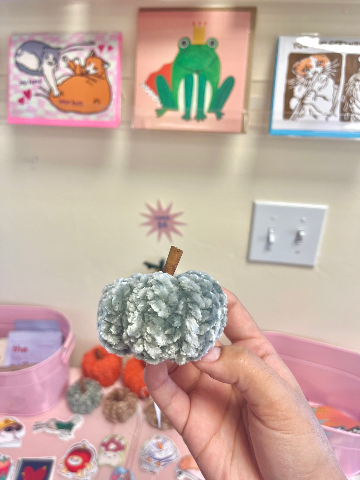 Mini Crochet Pumpkin