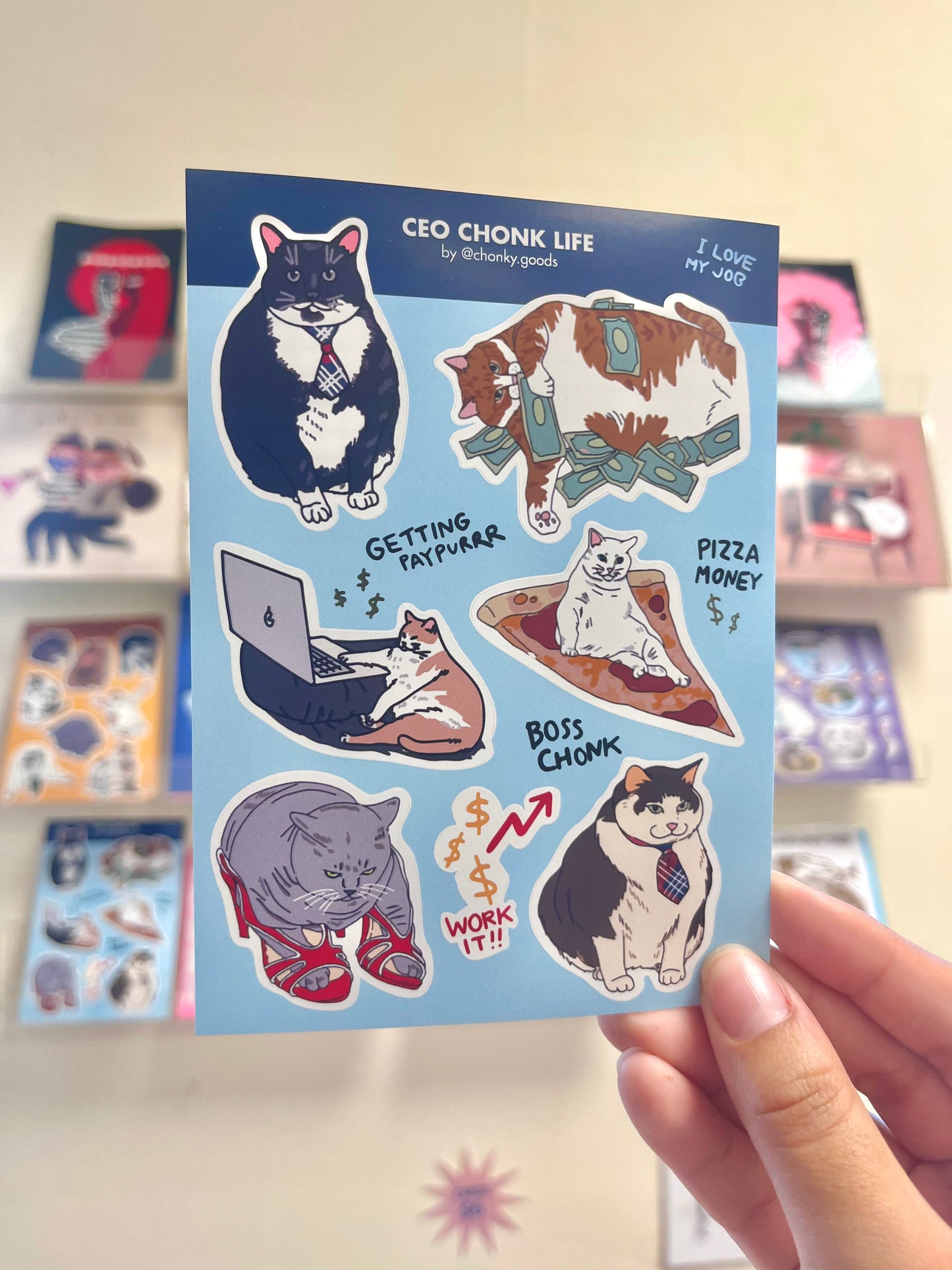 CEO Chonk Life Sticker Sheet