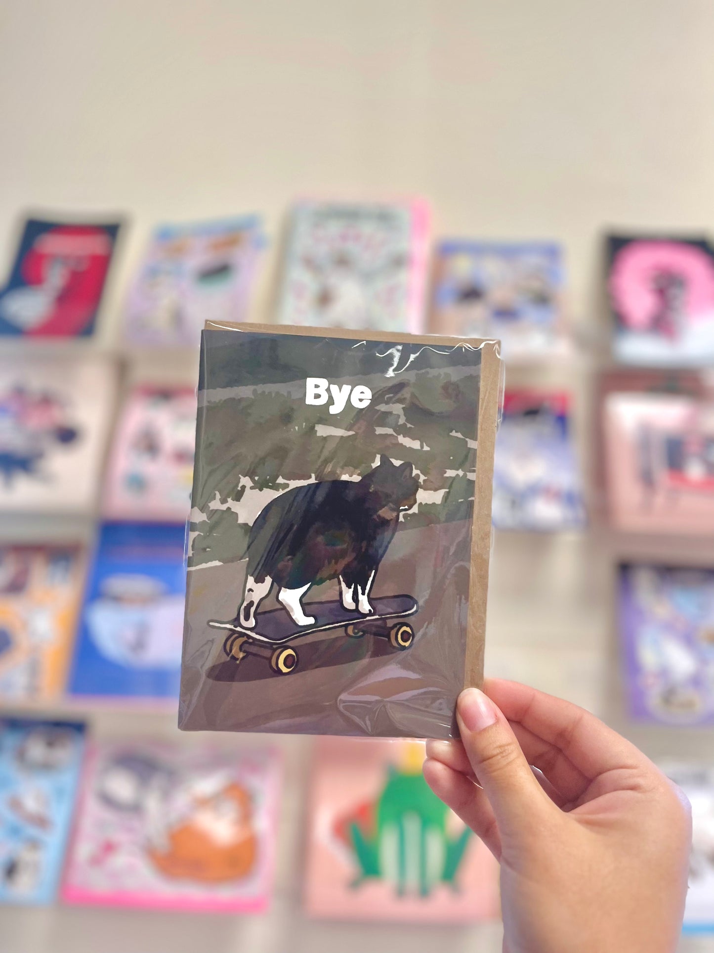 Bye Cat Card
