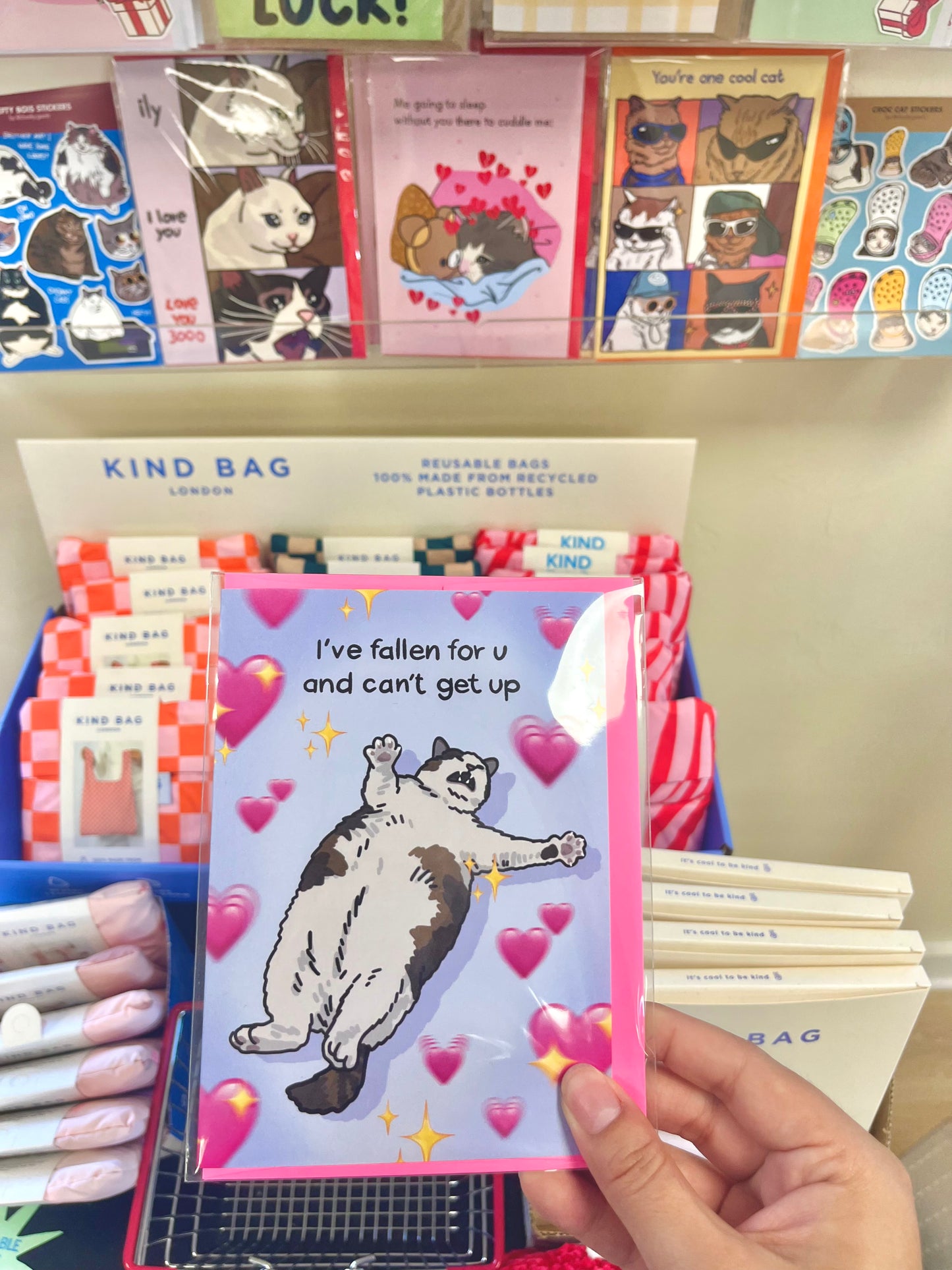 I've Fallen For You Cat Card