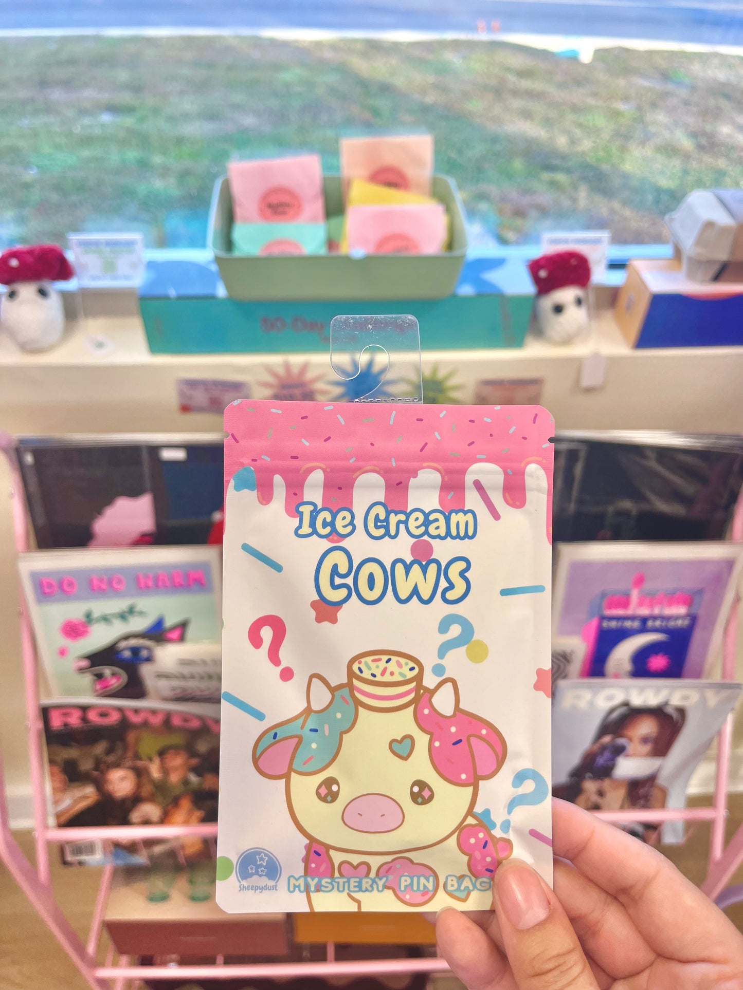Ice Cream Cow Mystery Pins