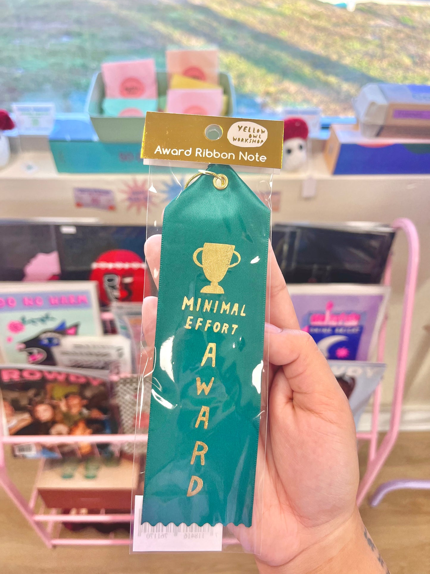 Minimal Effort Award Ribbon
