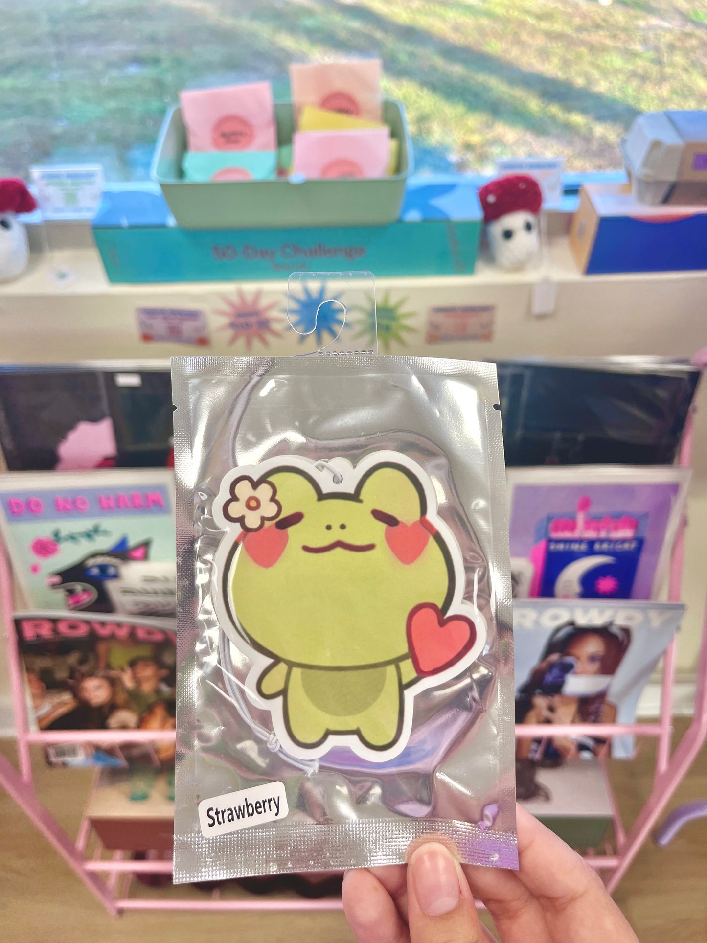 Frog Strawberry Air Freshener