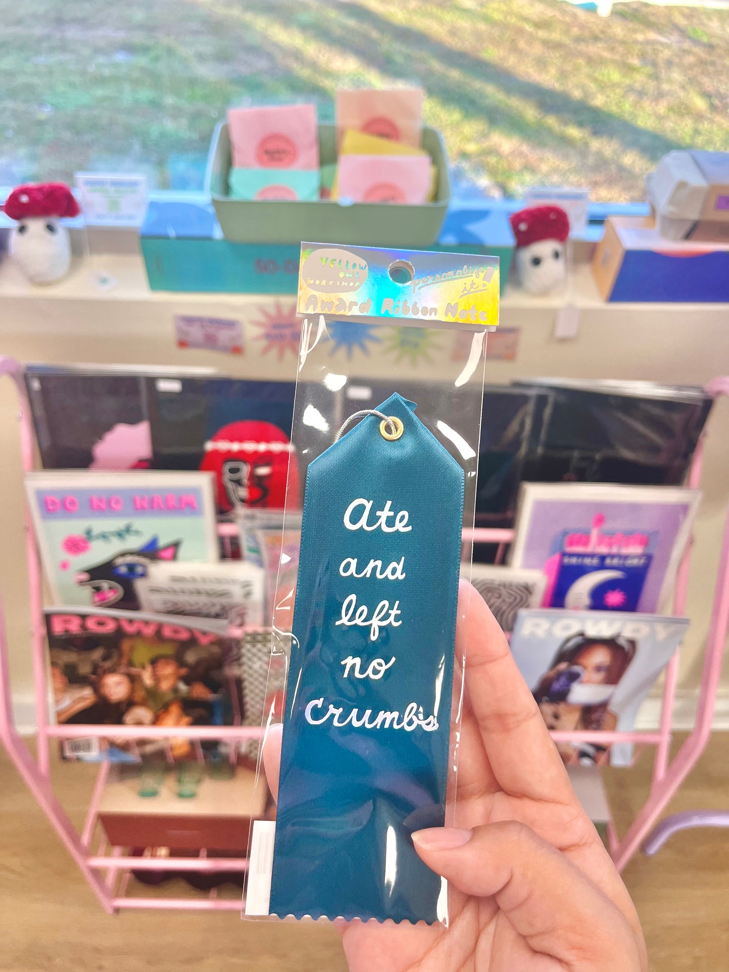 Ate And Left No Crumbs Ribbon