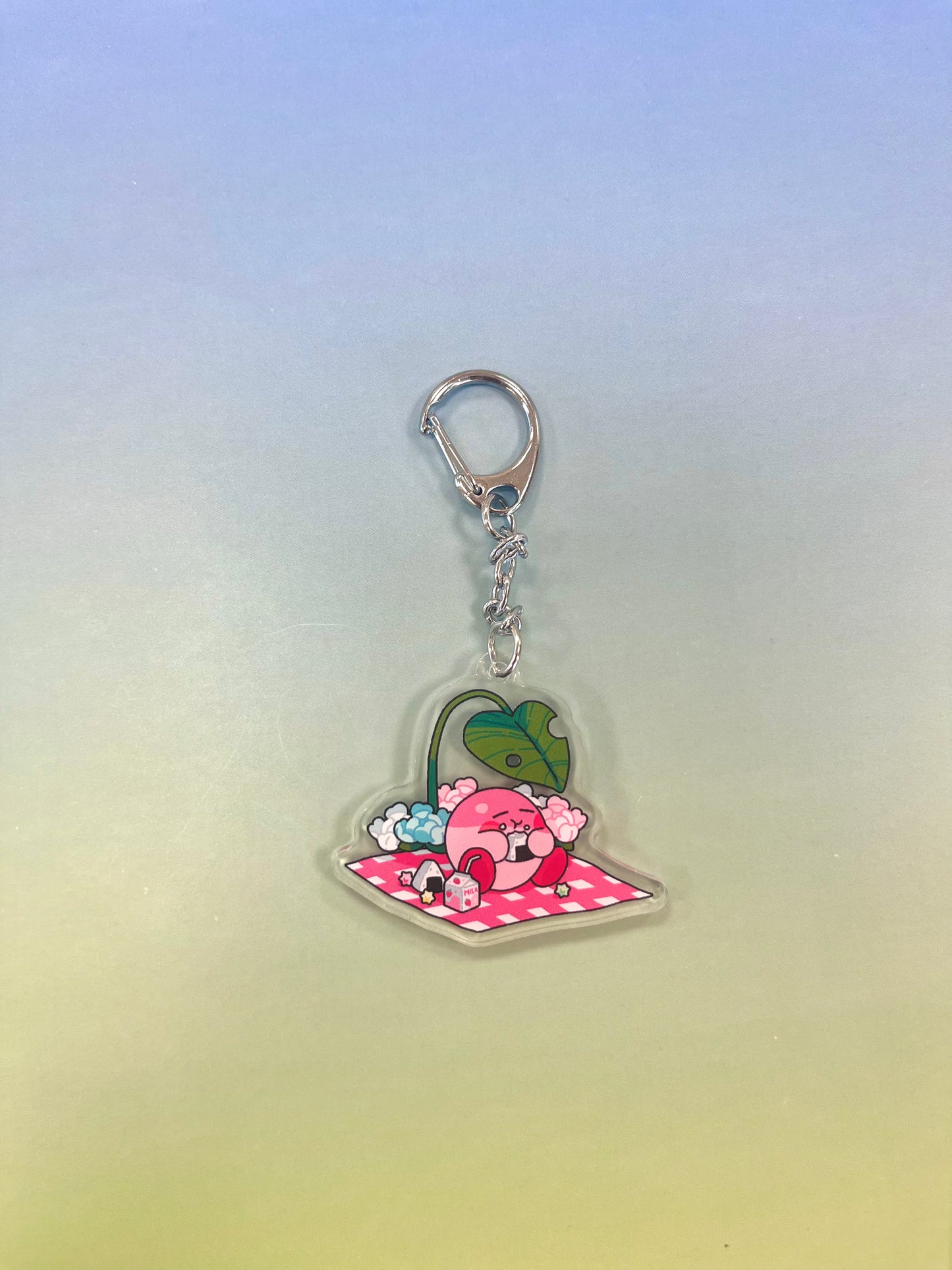 Kirby Picnic Keychain