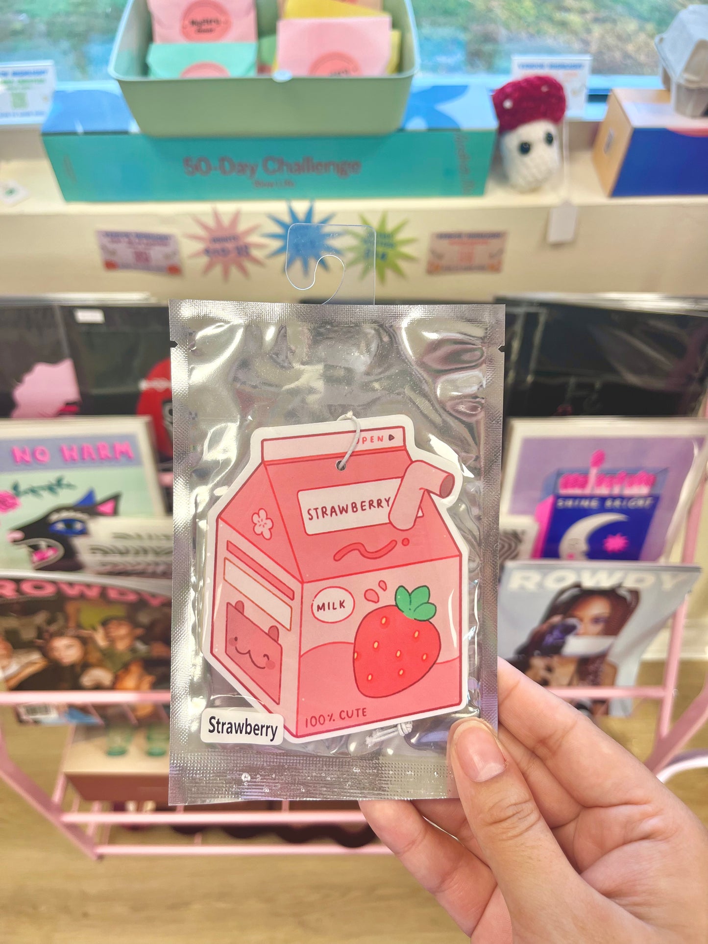 Strawberry Milk Strawberry Air Freshener