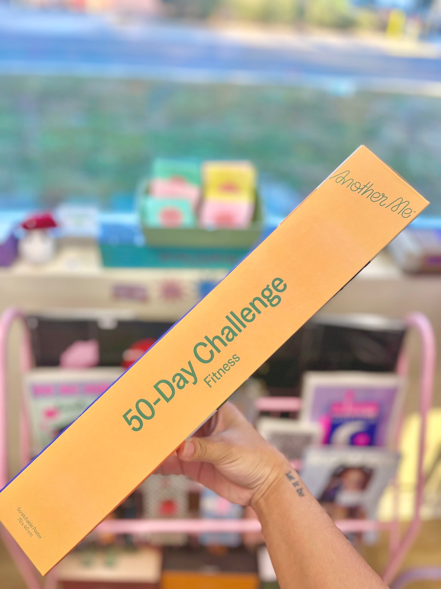 50-Day Challenge Scratchable Poster