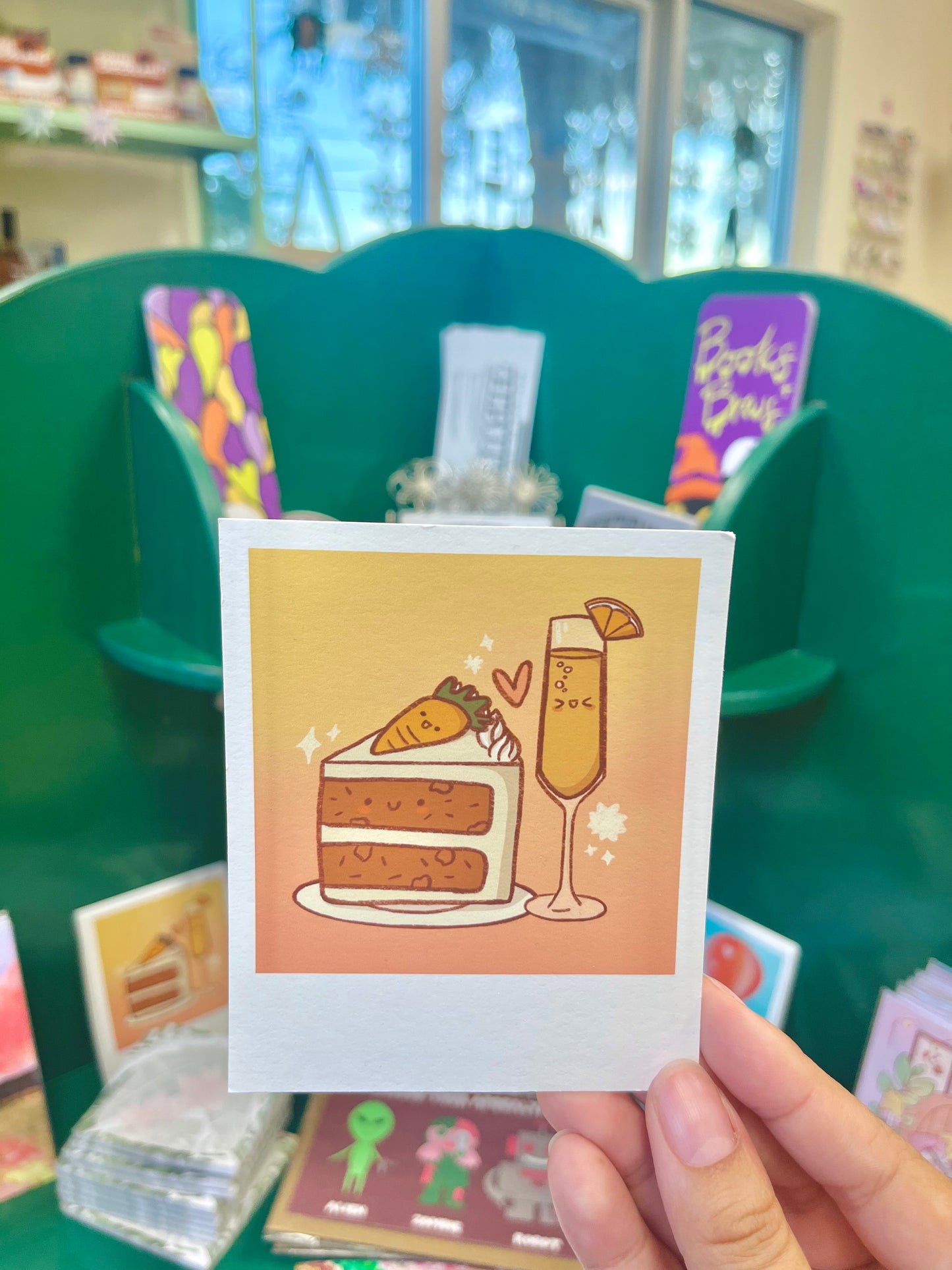 Carrot Cake Polaroid Print