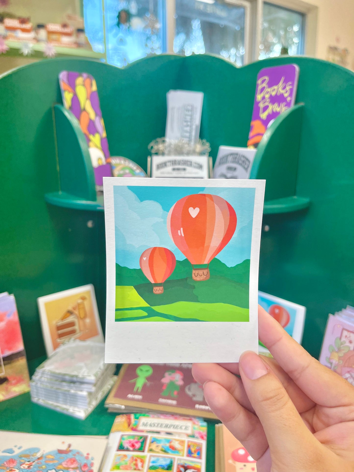 Hot Air Balloon Polaroid Print