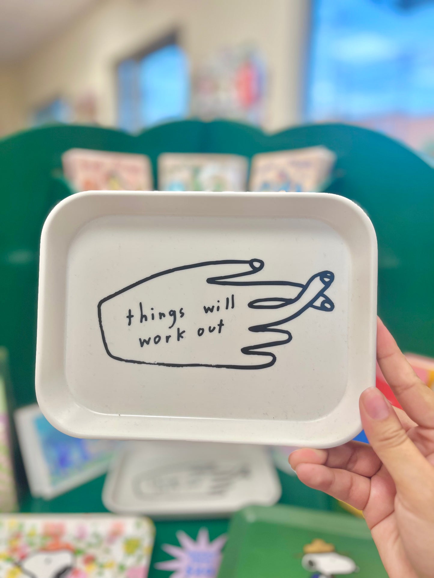Things Will Work Out Tray