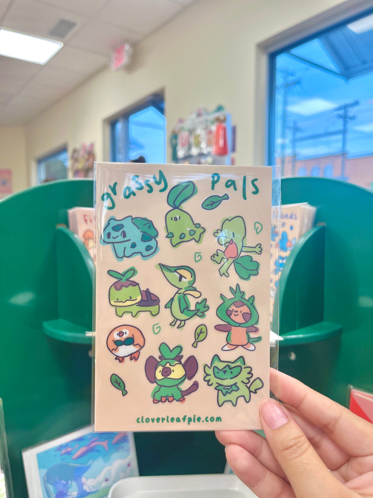 Grassy Pals Sticker Sheet