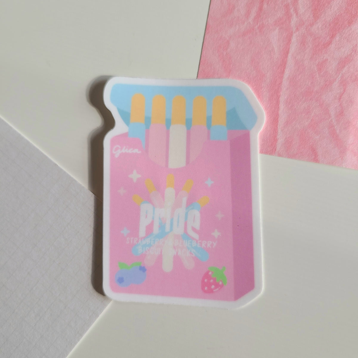 Item 21 - Pride stickers (Pink)