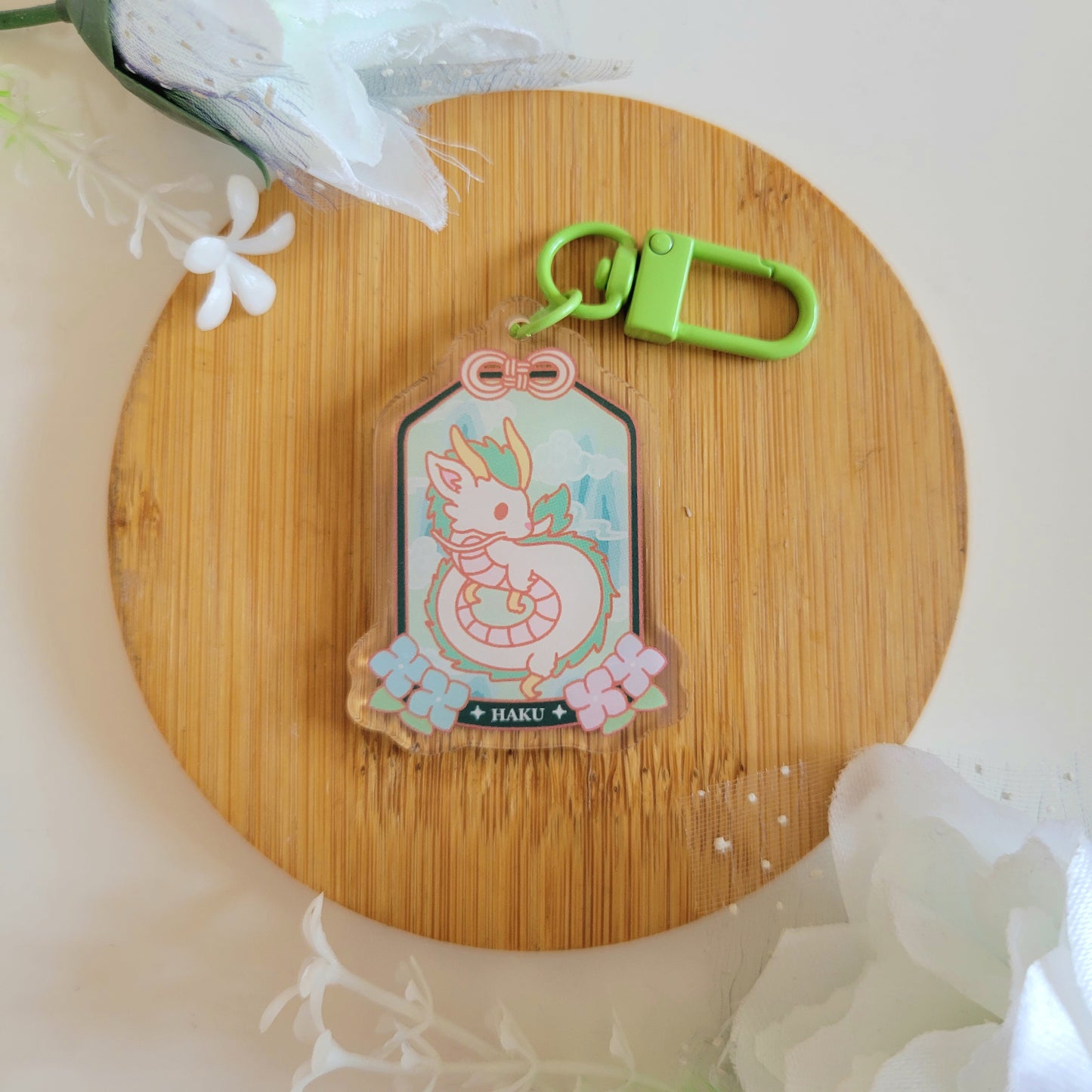 Item 61 - Studio ghibli keychains (Haku)