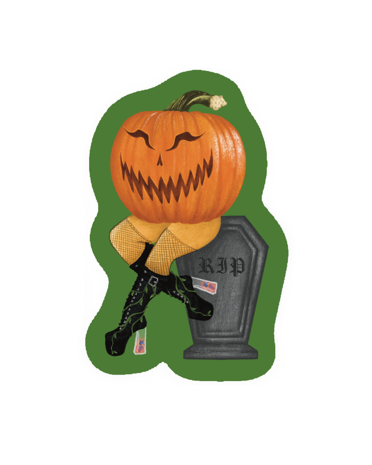 Jack-o-Lantern Sticker