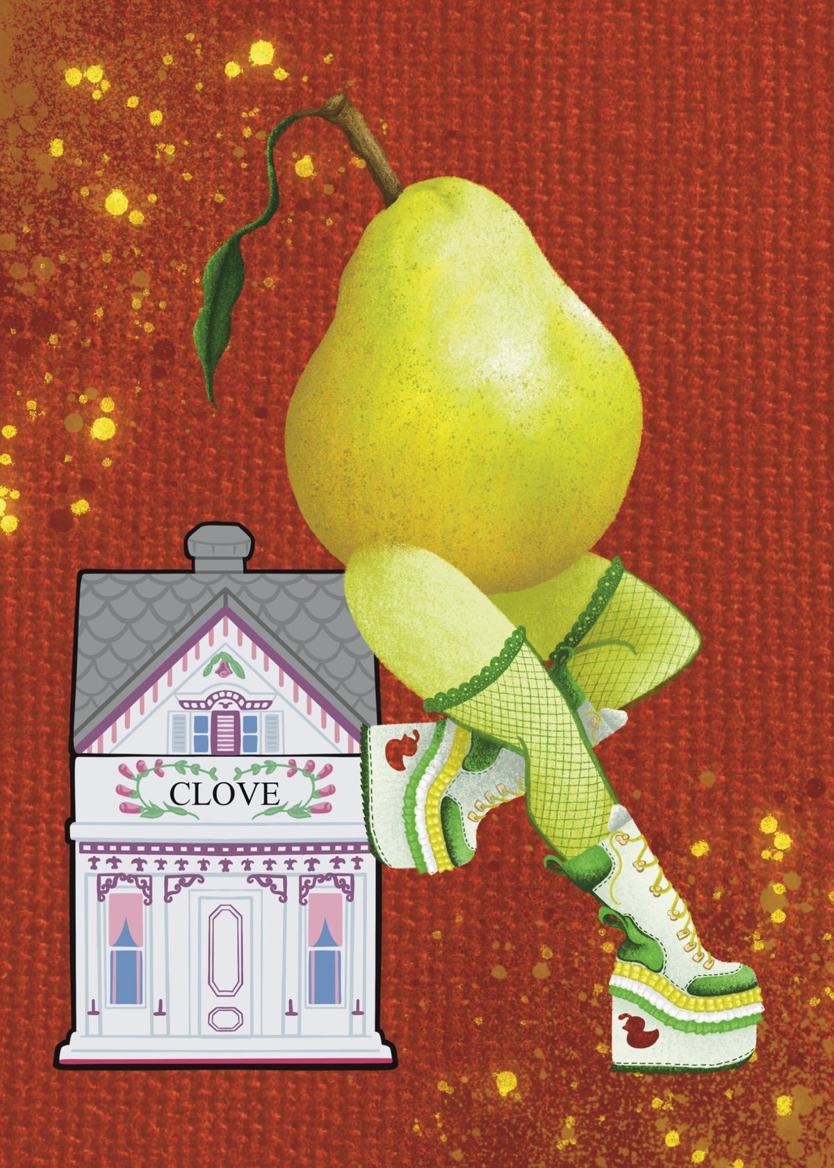 Pear 5x7 Art Print
