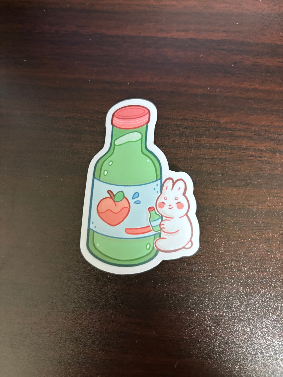 Bunny Boba Soju Sticker