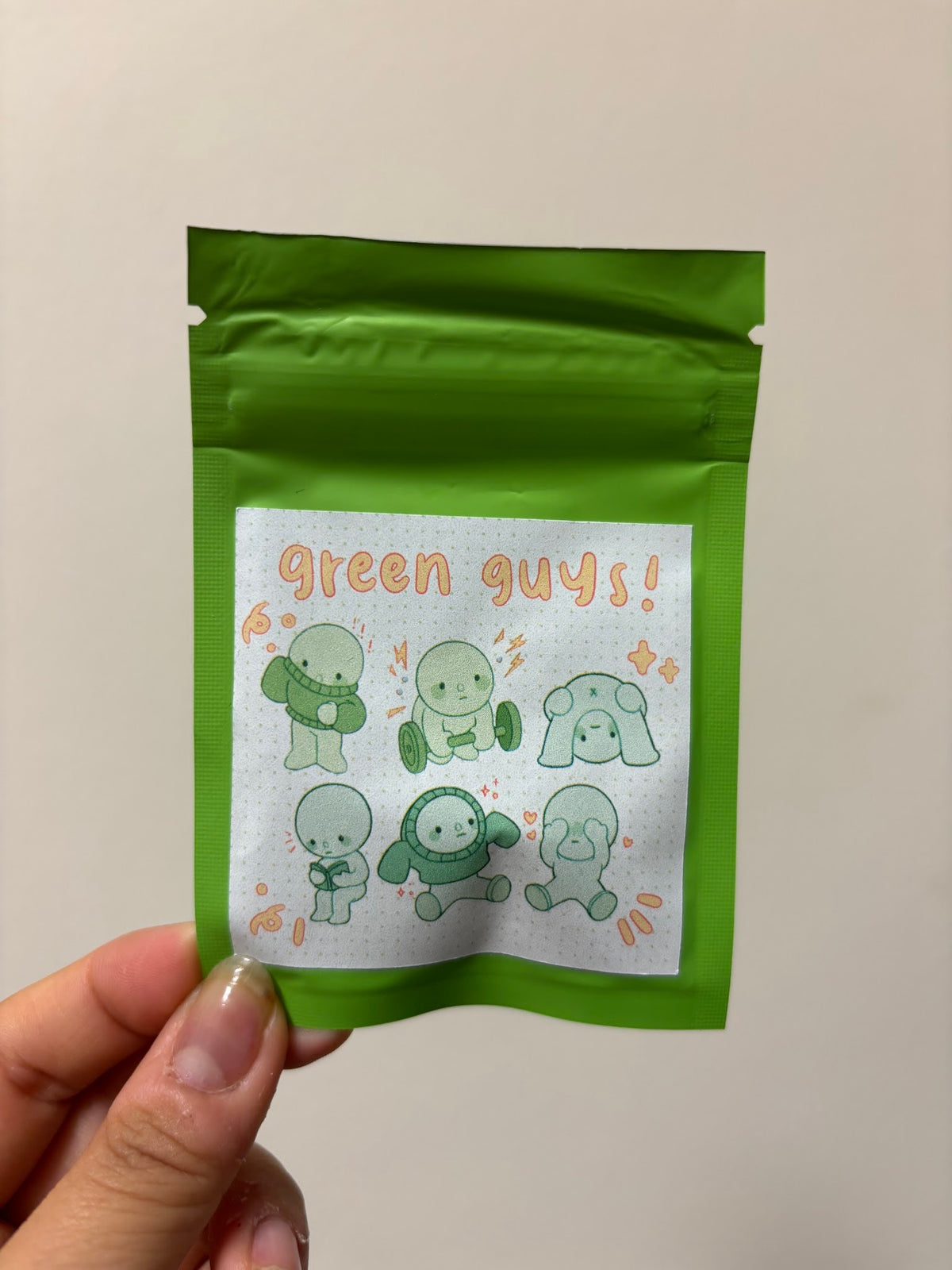 Green Guys Blind Bag Keychains