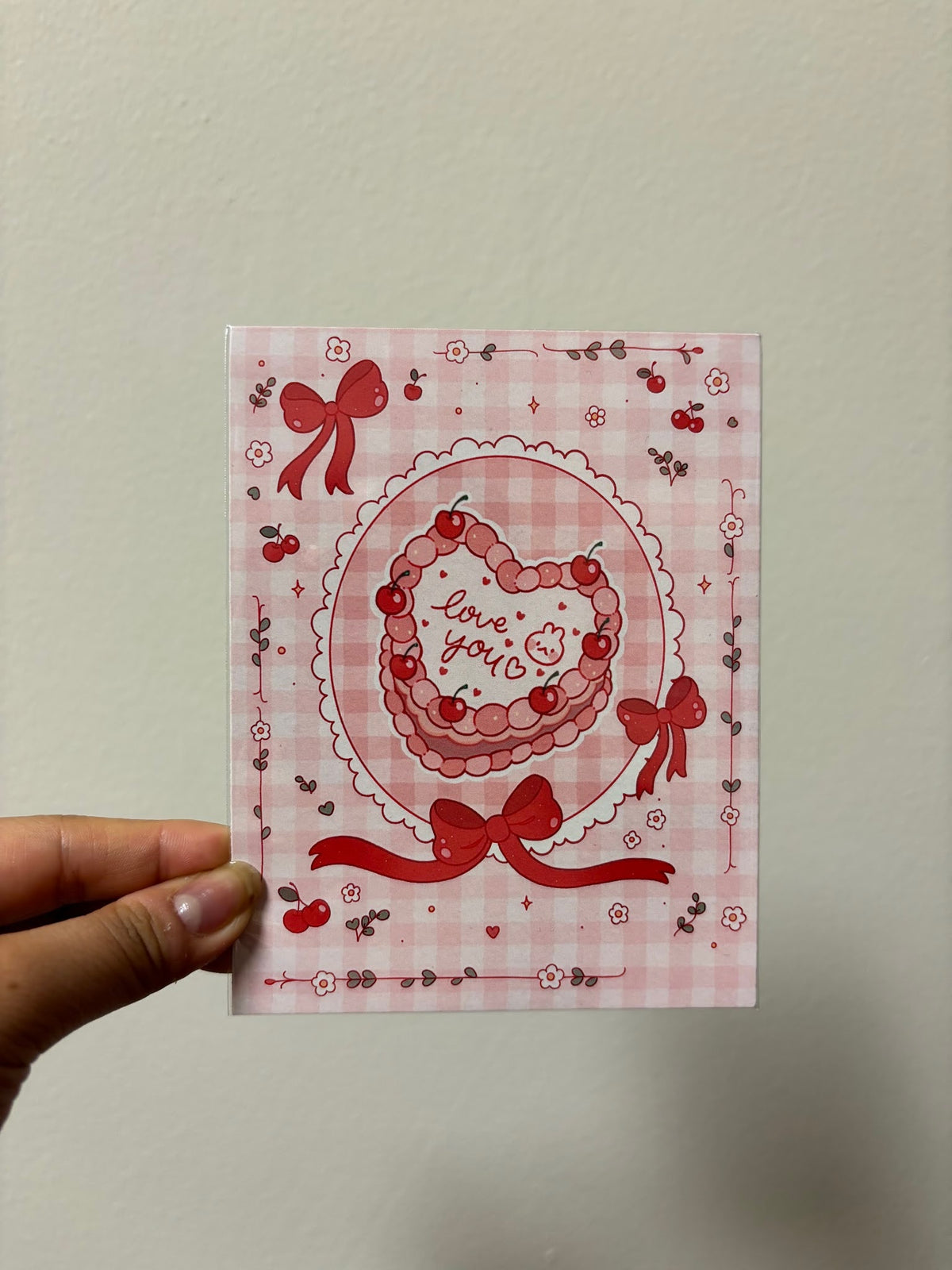 Love You Print