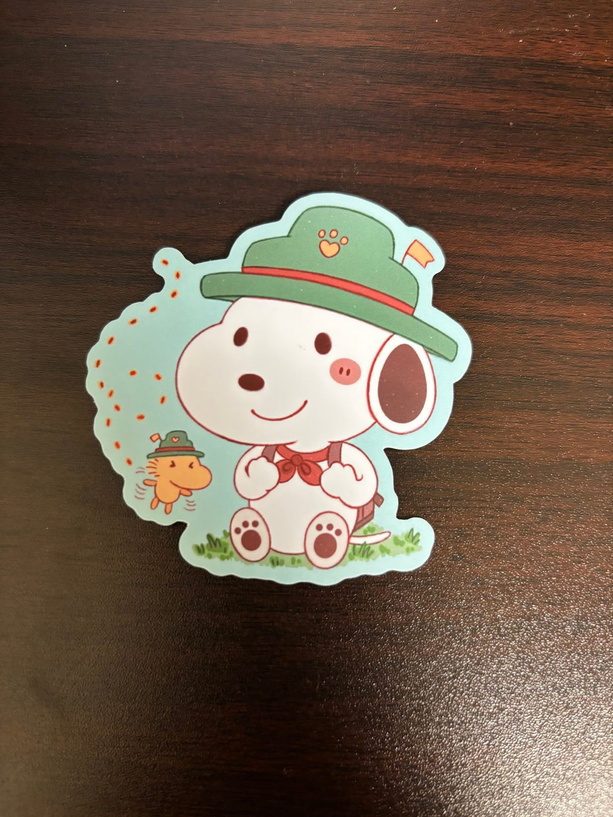 Snoopy Camp Sticker