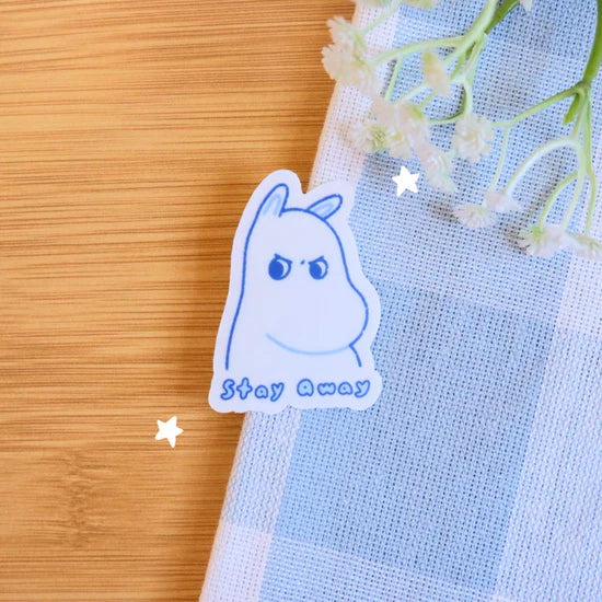 Stay Away Moomin Sticker